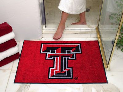 Texas Tech Red Raiders NCAA 34 x 45 All Star Area Rug Floor Mat by