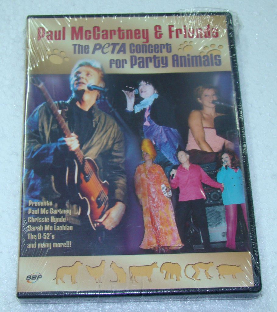 PAUL MCCARTNEY & FRIENDS THE PETA CONCERT FOR PARTY ANIMALS ARGENTINA