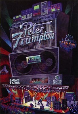 PETER FRAMPTON FILLMORE POSTER JOE BONAMASSA Bill Graham Original