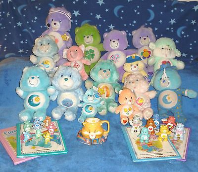 Care Bears Plush Grams posable PVC Cousins Grumpy some NWT 1983 04