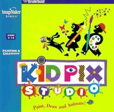 Kid Pix MAC paint, draw, animate creativity program