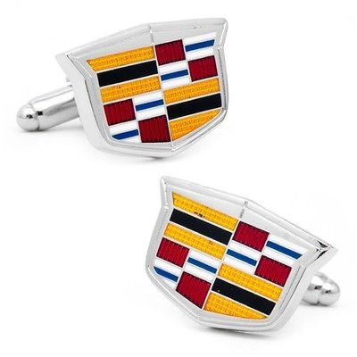 Cufflinks Inc Cadillac Shield Logo Cufflinks GM CAD SL