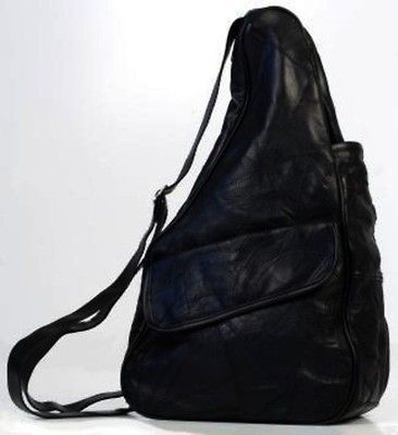 Leather Sling Messenger Bag Shoulder Bag Book Bag New 