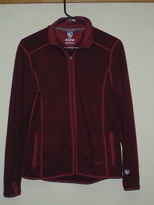 KUHL ALFPACA? FLEECE JACKET Womens S Small NearNEW Thumb Cuffs