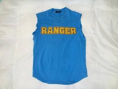 395 DSQUARED 2 MENS BLUE RANGER TANK T SHIRT SMALL SM S RARE M