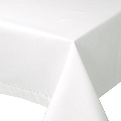 Now Designs Hemstitch White Tablecloth (986545)