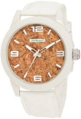 Sprout Mens ST/3401WTWTWT Cork Dial White Tyvek Strap