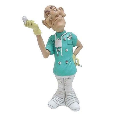 NEW Rare Dentist STATUE Doctor FIGURE DESIGNS OFFICE DESK GIF