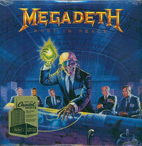 MEGADETH Rust In Peace LP NEW SEALED 180 gram VINYL METAL