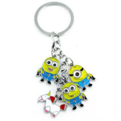 despicable me minion dave jorge stewart unicornmetal keychain