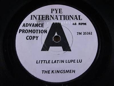 1964 UK Beat = MINT = Little Latin Lupe Lu / Davids Mood PYE INT 252