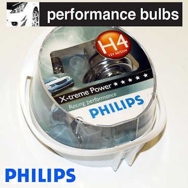 PHILIPS H4 X TREME POWER HEADLIGHT BULBS DAEWOO TACUMA