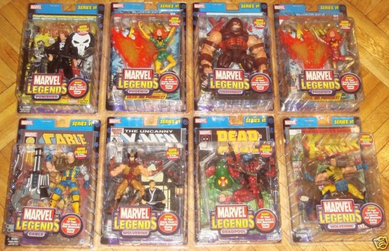 MARVEL LEGENDS SERIES VI 6 DEADPOOL JUGGERNAUT PHOENIX