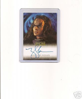 Star Trek Complete Deep Space 9 A6 Mary Kay Adams auto card