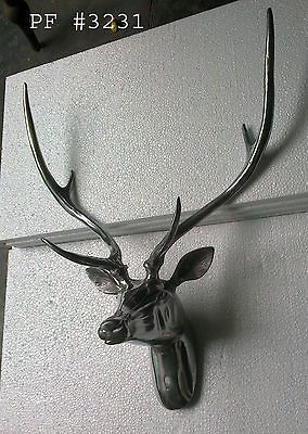 Large Metal Wall Mounted Stag Head/Deer/Buck /Home/Statue/A ntelope