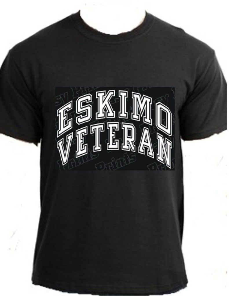 ESKIMO VETERAN Native American War Nation t shirt