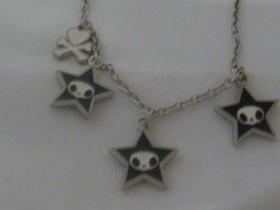 TOKIDOKI ADIOS STAR TRIPLE DROP NECKLACE RARE AND RETIRED