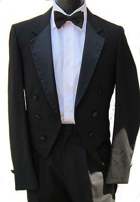 Six Button Tuxedo Tailcoat Costume Theater Dickens Christmas Carol 41R