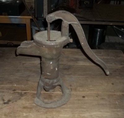 Iron & Brass Well Pump Vintage Des Moines Ia, Mcdonald Mfg Dubuque