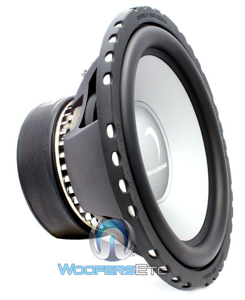 D612D2 DIAMOND AUDIO PRO 12 DUAL 2 OHM LOUD 1200 W SUB D6 SUBWOOFER