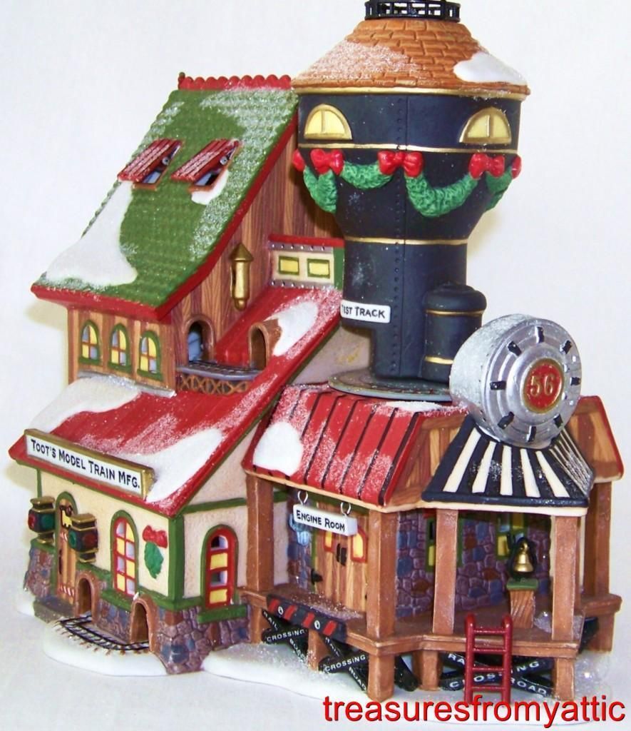 Dept 56 North Pole TOOTS MODEL TRAIN MFG 56728 MIB LtdEd Animated