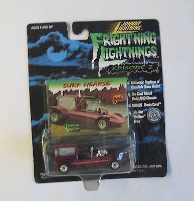 JOHNNY LIGHTNING FRIGHTNING LIGHTNINGS Surf Hearse DIECAST CAR MOC