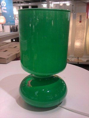 Table lamp GREEN 70s 60s Lounge Retro Light Lamps Lights Designer