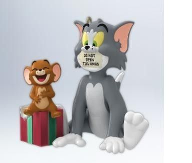 HALLMARK 2012 TOM AND JERRY HOLIDA HIJINKS ORNAMENT NEW IN BOX