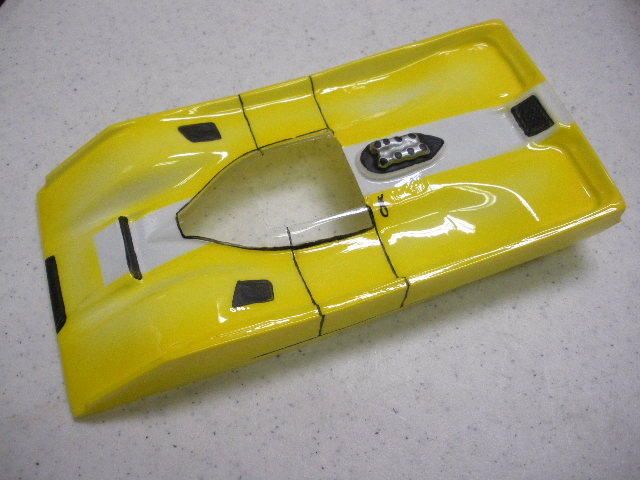 Retro O/S Ti 22 Long Can Am IRRA Clear body 1/24