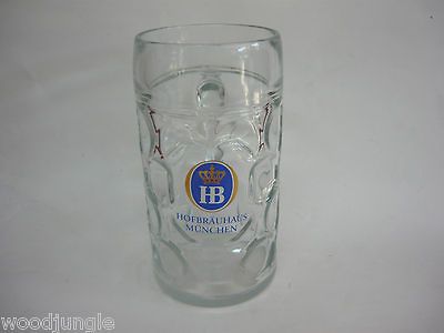 HOFBRAUHAUS BEER STEIN MUG HOFBRAU MUNCHEN DIMPLE GERMANY 1 Ltr