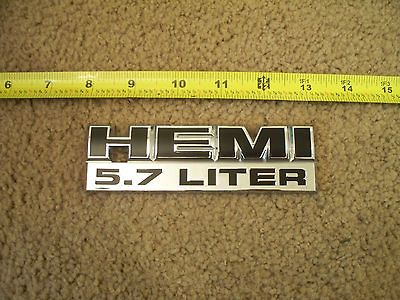 HEMI 5.7 LITER EMBLEM