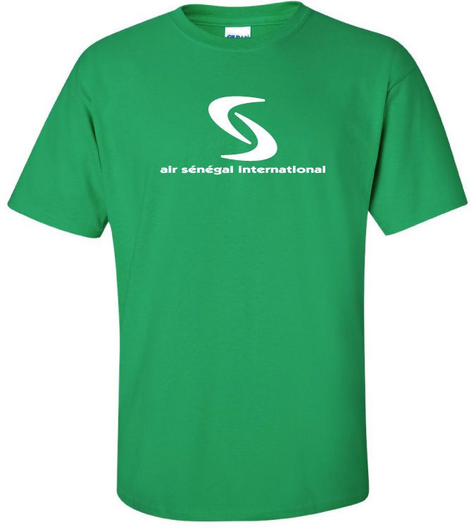 Air Senegal Retro Logo Senegalese Airline T Shirt