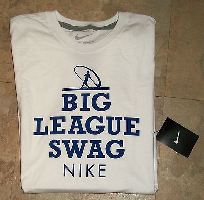 MENS MEDIUM BIG LEAGUE SWAG SWINGMAN KEN GRIFFEY JR. BASEBALL NIKE T