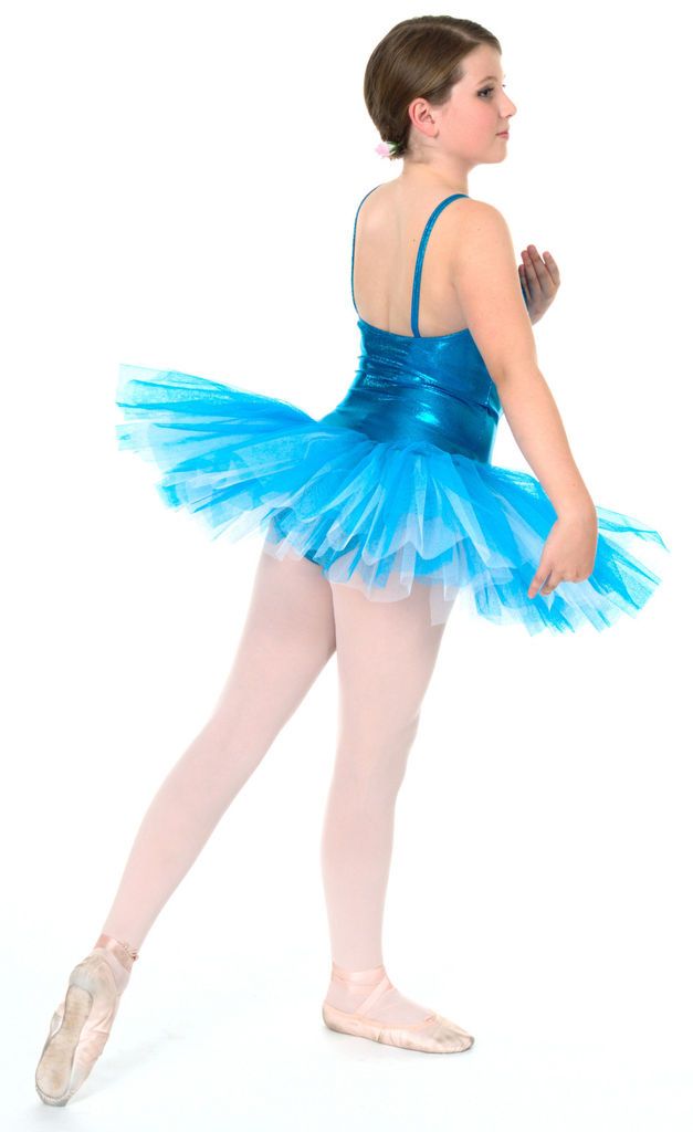 Classic Tutu in stunning Liquid Foil lycra with 4 layers of