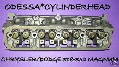 DODGE DAKOTA MAGNUM 5.2 5.9 318 360 CYLINDER HEAD 1992 2004 NEW VALVES