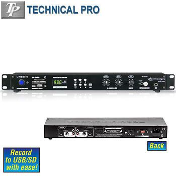 PRO DIGITAL MEDIA  PLAYER RECORD LIVE DJ / OLD LPs USB/SD INPUTS