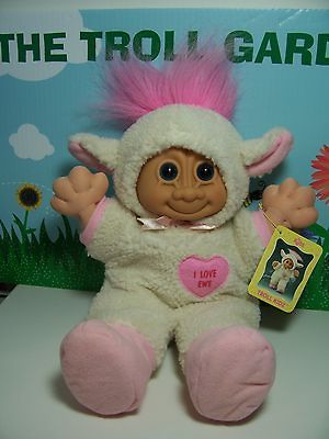 EASTER I LOVE EWE LAMB w/HANG TAG   12 Russ Troll Doll Kidz