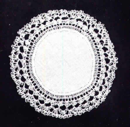 One Dozen 6 Inch Linen Lace Cotton Doilies ( Doyleys )