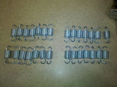 7D24 28 SPRINGS FROM BEDFRAME 0.7 OZ EACH, 2 LONG, 7/8 BODY, 3/4