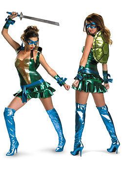 Womens Teenage Mutant Ninja Turtles Leonardo Dress Costume Halloween