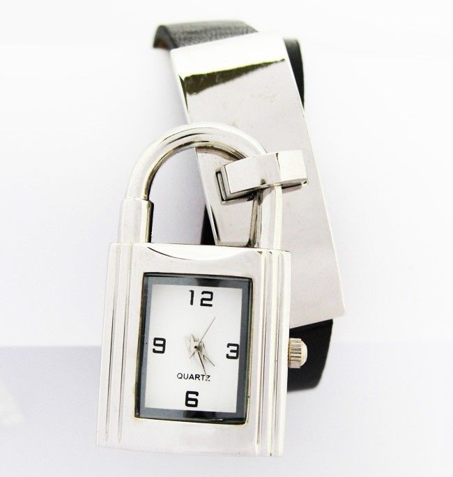 Ladies KELLY Silver Color Lock Fashion Design NEW Wrist Watch Time