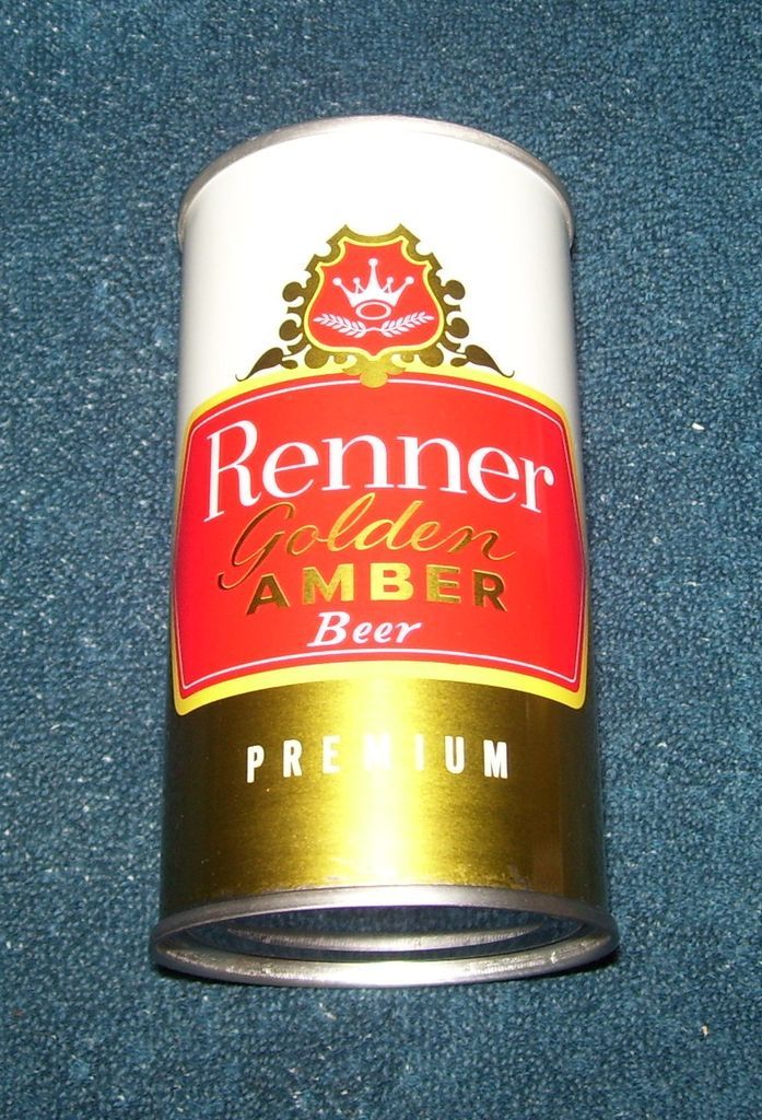 Renner Golden Amber Beer~Renner Co.~Fort Wayne Indiana~1 Beer Can~AF