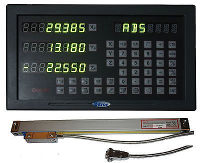 Digital ReadOut DRO kit w Glass scales Lathe 2 axis NEW