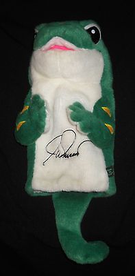 Geico Golf Club Cover * Joe Durant Signed Gecko * Plush