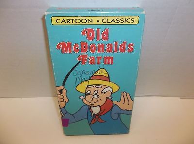 OLD MC DONALDS FARM VHS Kids Classics cartoons video tape