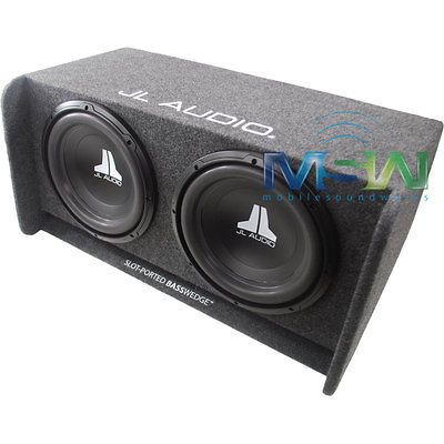  W0v3 BassWedge™ DUAL 12 PORTED ENCLOSURE w/ 12W0v3 4 SUBWOOFERS