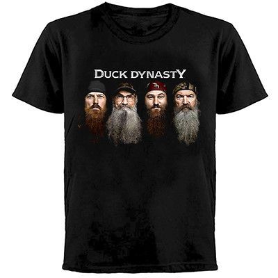 DUCK DYNASTY T SHIRT THE DUCK COMMANDER FAMILY Silk Screen