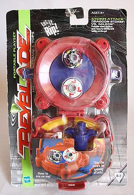 BEYBLADE STORM ATTACK PORTABLE PLAYSET DRAGOON GALEON HASBRO NEW MOSC