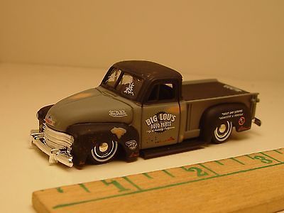 JADA VON DUTCH BIG LOUS 53 CHEVY PICKUP TRUCK FLAT PAINT & RUBBER