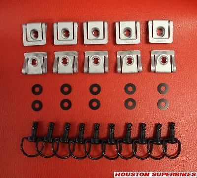 10 DZUS ¼ TURN QUICK RELEASE FAIRING FASTENERS BOLTS MV AGUSTA